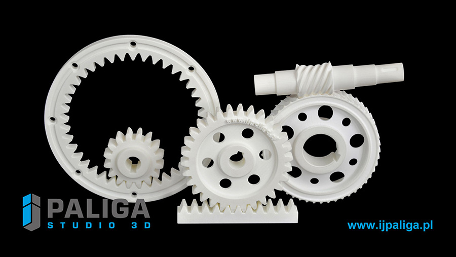 druk 3D koła zębate wydruki 3d Frezowanie CNC